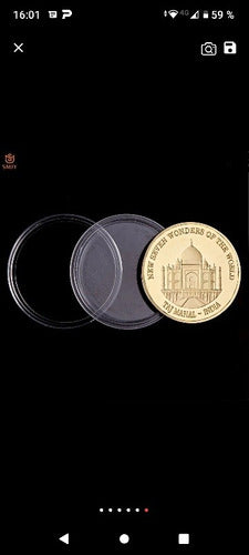 Moneda Colección India,taj Mahal, Siete Maravillas Del Mundo 5