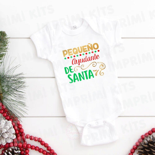 Plantillas Bodys Primer Navidad Bebés Remeras Diseños #2 5