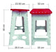 Folding Plastic High Bench Reinforced Colors 29