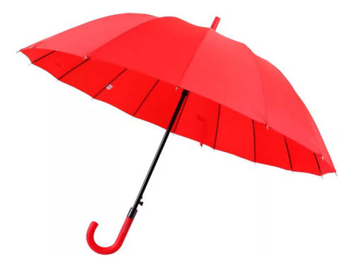 Las Oreiro Love Semi-Automatic Women's Durable Umbrella 5