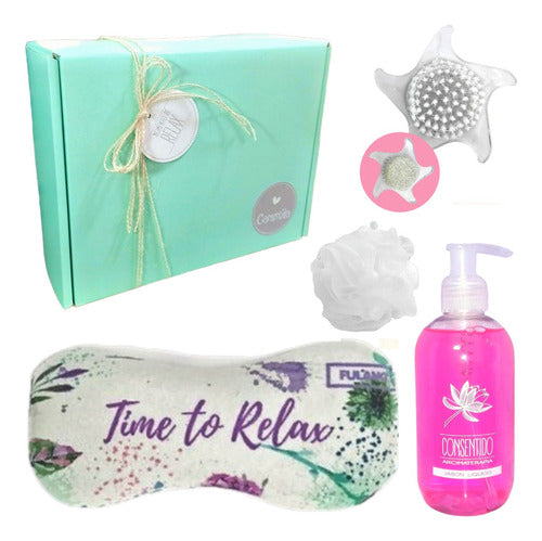 Aroma Relax Rose Spa Gift Box Set N31 - Ultimate Relaxation Experience - Gitf Aroma Relax Caja Regalo Box Rosas Kit Set Spa N31 Relax