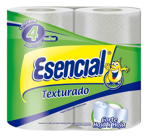 Pack X 24 Unid. Papel Higienico  Text 4x30 Mt Esenci Pro 0