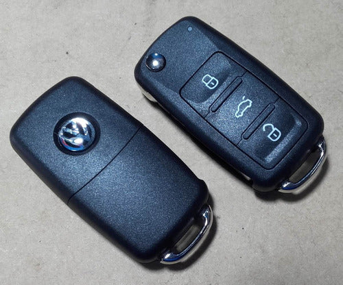 Original VW Fox Suran 2013 2014 2015 Flip Key 0