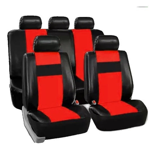 Universal Adjustable Leatherette Seat Covers for VW Gol I III Trend Voyage Power AB9 2