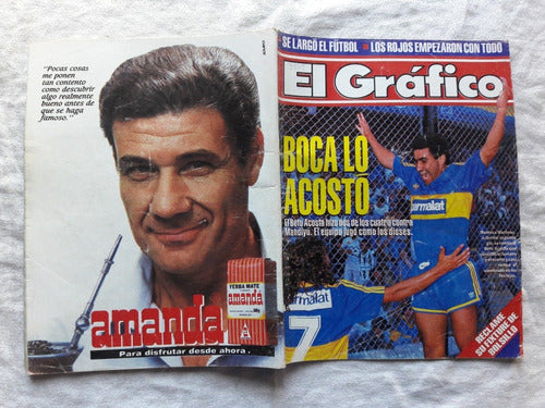 El Gráfico Nº 3829 Año 1993 Boca Mandiyu Manteca Martinez 1