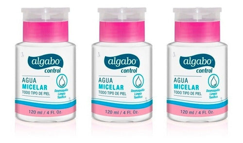Algabo Micellar Water for All Skin Types 120ml x 3 Units 0