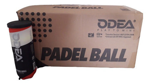 Odea Padel Balls Tube TZ3 x 3 Pack x 6 Tubes 0