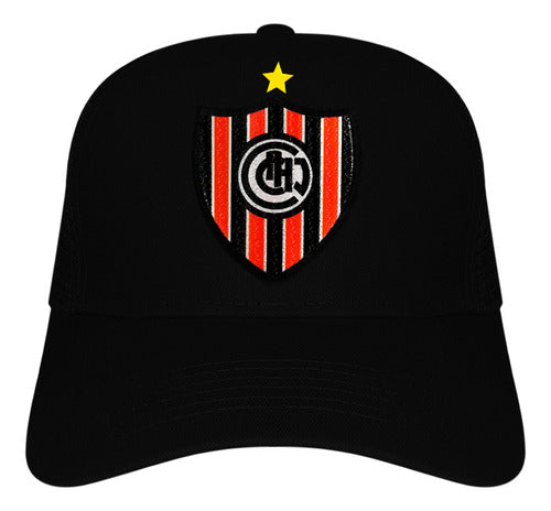 Mdt Cap Premium Chacarita Juniors Trucker Hat with Emblem 5