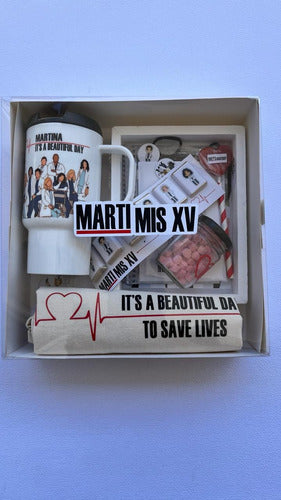 Box Greys Anatomy  -personalizado - Ideal Para Regalar 0