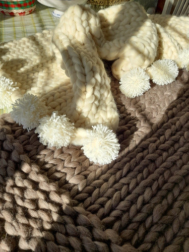 Piedecama/Mantasilló Lana Corriedale. Bedspread/Throw Blanket. 1pza/2/king 5