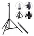 Quetat Extendable Cell Phone Tripod with 2m Light Ring 3