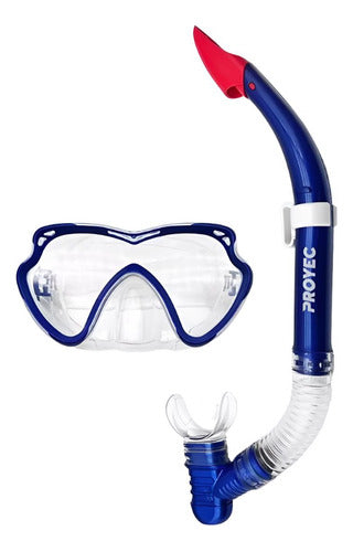 Proyec Snorkel Set with Swimming Goggles and Valve 1