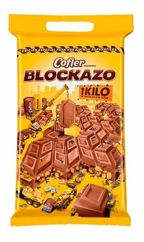 Pack X 3 Unid Chocolate  Block 1 Kg Cofler Chocolate Pro 0