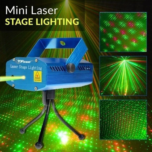 MS Combo Laser Projector and 2 Rotating LED Lights 3