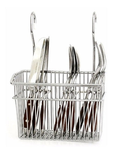 Redes Dish Drainer with Glass Rack and Cutlery Holder - 90cm 1