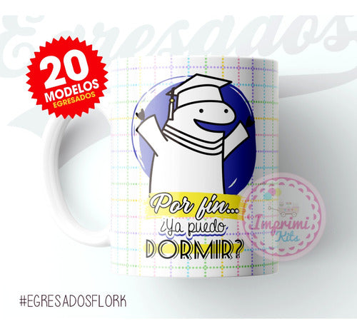 Plantillas Tazas Flork Egresados 2024 Sublimar Sexto #11 3