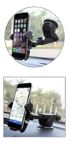 MOBILE PHONE HOLDER Universal Windshield Suction Mount 3