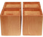 Almanor Goods Bed Risers Furniture Lifters Wood (Set of 4) 1