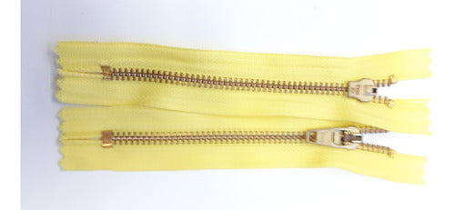 Reinforced Zippers Mgc59 Brass 14cm X50 Units 3