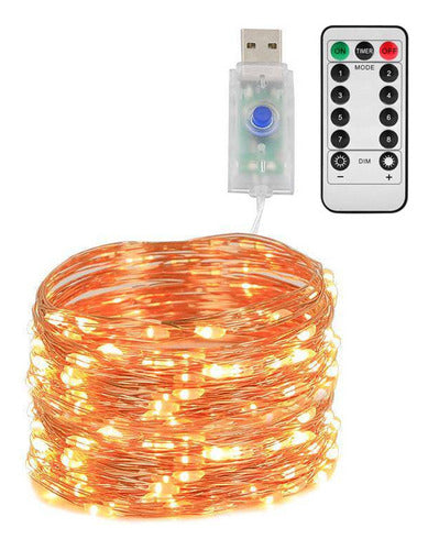 Generic LED Fairy Lights 10 M with USB and Remote Control 0