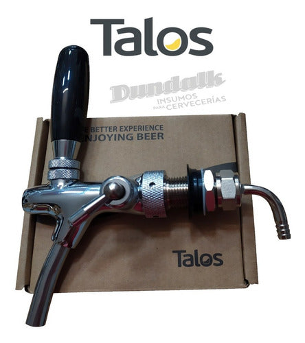 Canilla Doble Accion Cerveza Talos + Conector G Talos 1