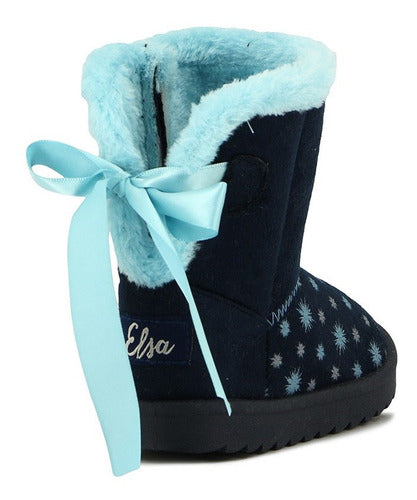 Disney Bota Textil Forrada Frozen Azul/Celeste 2