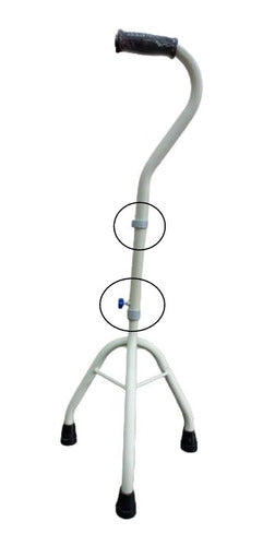 Adjustable Triple Support Tripod Cane with Reinforcement - Special Offer 2