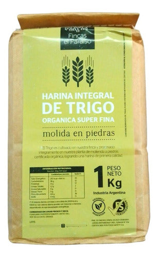 Fincas El Paraíso Organic Super Fine Whole Wheat Flour 3 X 1 Kg 0