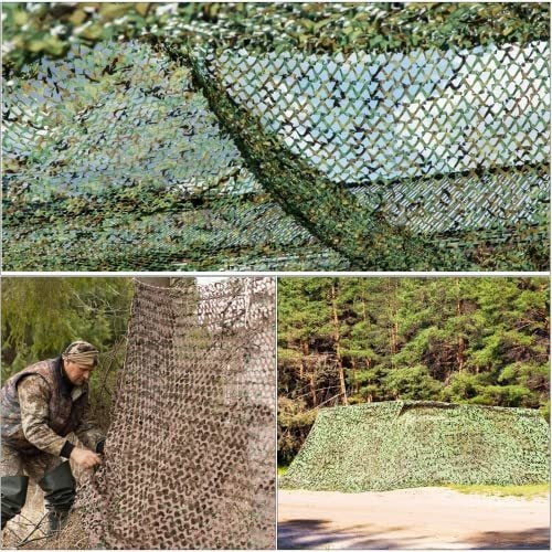 Fousam Camouflage Netting Lightweight Durable Cp Multicam - 1.5x2m 5