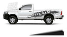Toyota Hilux Lateral Decal Set for Single Cab Paint Job 8
