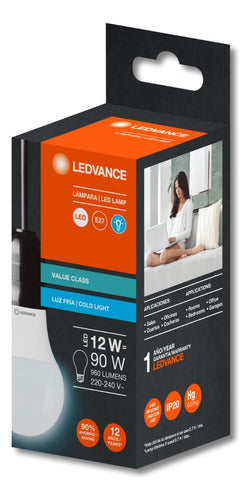 Ledvance Pack X20 LED Lamps 12W = 90W 6500K Day/Cool Light E27 1