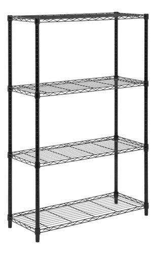 DecoTeam Multi-Purpose Metal Rack with 4 Adjustable Shelves 1