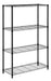 DecoTeam Multi-Purpose Metal Rack with 4 Adjustable Shelves 1