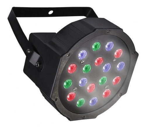 SKP Tacho Par Luces DJ SKP LEDx F1 Ultra 18 LEDs 1W 6 Ch Oferta 0