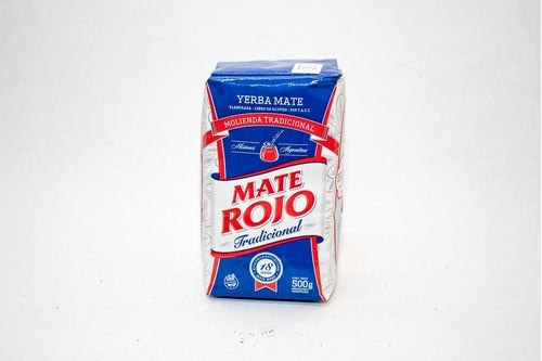 Mate Rojo Combo Yerba Mate - 8x1kg + 10x500g (13kg) + Surprise Gift 6