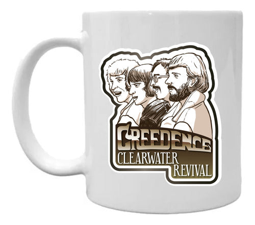 EXXE GRAFICA Taza Cerámica Personalizada Creedence Clearwater Revival 0