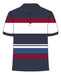 Men's Premium Imported Striped Cotton Polo Shirt in Special Sizes 5