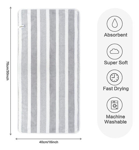 ~? Kinhwa Toallas De Mano De Microfibra Para Baño Toallas Fa 2