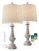 Portres - Set of 2 Adjustable Traditional Table Lamps 2