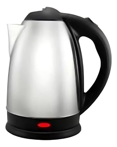 Electric Kettle Metal Jug 2L Auto Cut-Off Stainless Steel 0