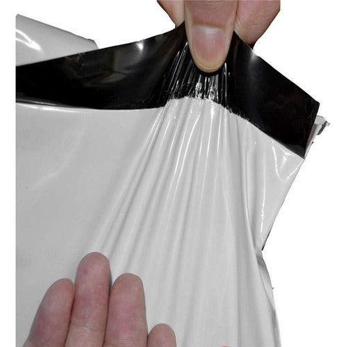 Stendy White E-commerce Shipping Bags 25x35 with Adhesive x100 2