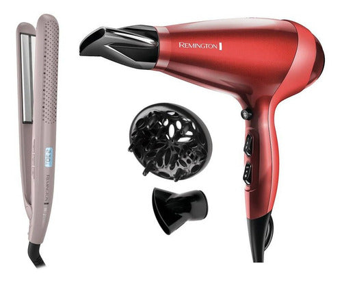 Remington Combo Wet2Straight S27A + Professional Hair Dryer AC9096 2400W 0