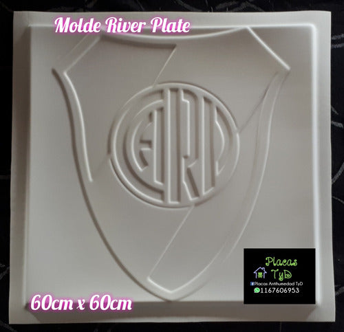 Placas TyD River Plate Moisture-Resistant Mold 60cm x 60cm 1