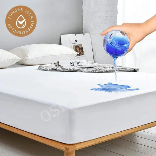 Osicover Waterproof Mattress Protector Cover Queen PVC Reinforced 3