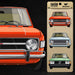 Renovo Fiat 128 Car Magnets Pack of 3 Units 0