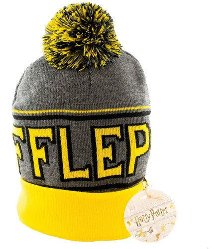 Harry Potter Gorro Pompón Hufflepuff Official Licensed Hat 0