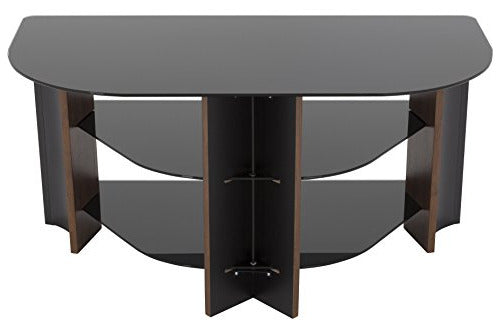 Avf Fs900varwba Varano Corner Tv Stand Nogal Y Vidrio Negro 4