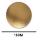 Golden Laminated Cardboard Disk 18cm x 5 Units 1