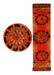 Caminos De Mesa Chenille Estampados Mandala Pimenton 1