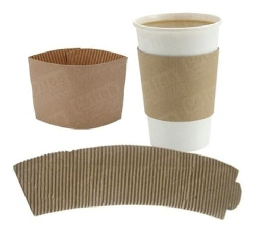 100 Units 8 Oz Cardboard Collars by Arpack - Palermo Fact A 0